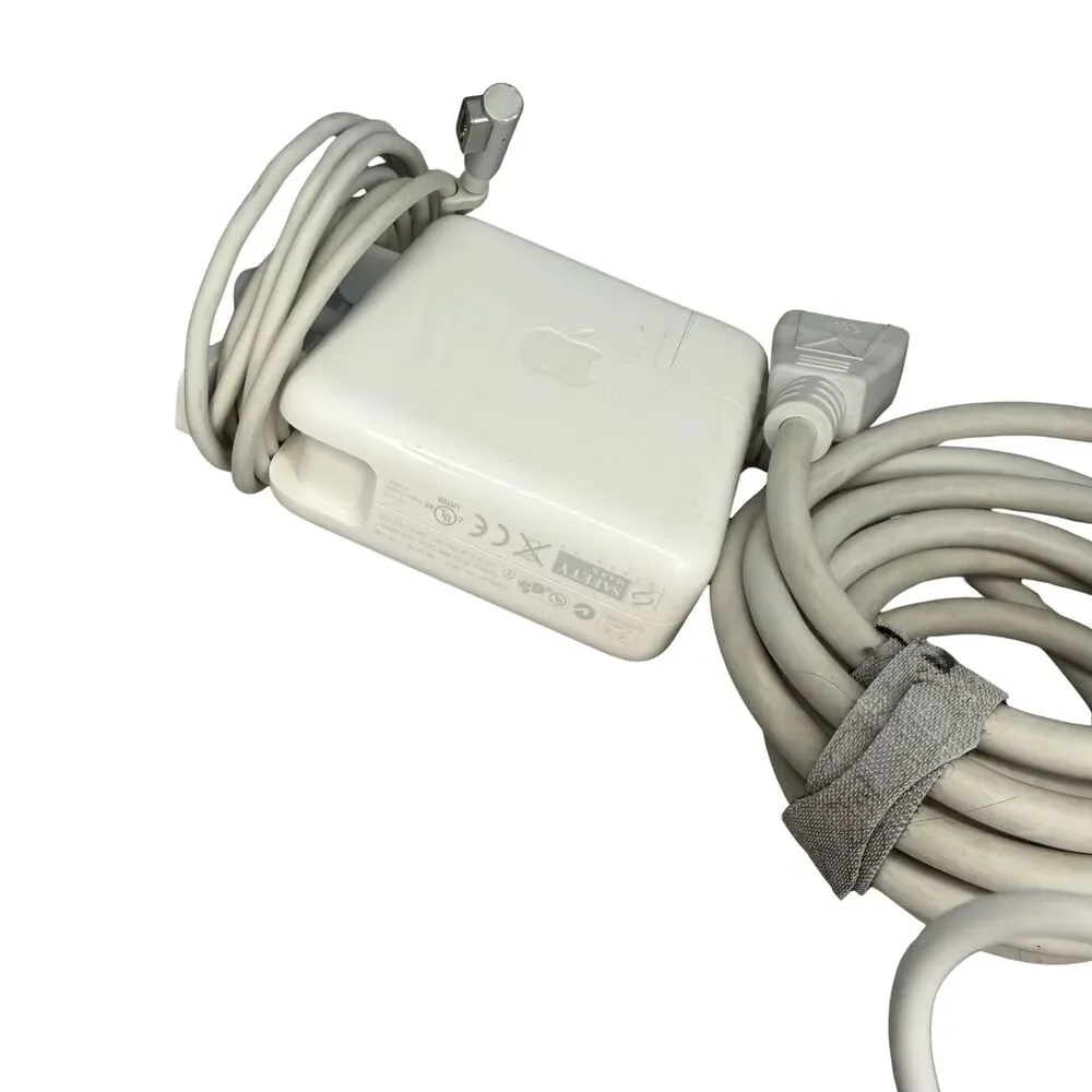 Lot of 2 Apple A1344 60w L-Tip Power Adapter Charger for MacBook Pro Gently Used